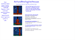 Desktop Screenshot of naturalhealingcenter.com